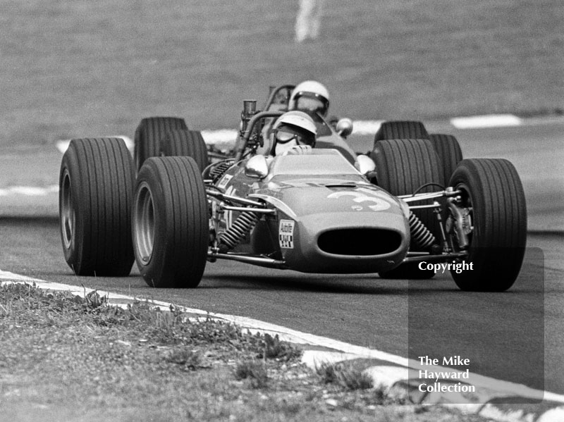 Chris Craft, Tecno 68, on the way to 3rd place, F3 Clearways Trophy, British Grand Prix, Brands Hatch, 1968
