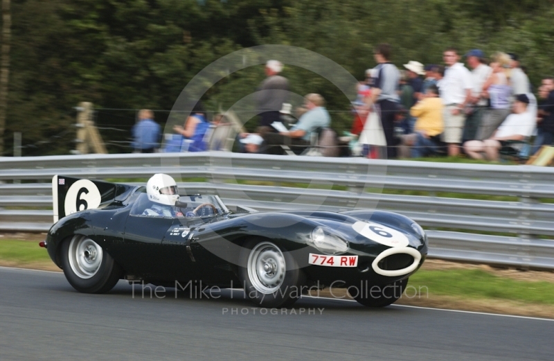 Win Percy, Jaguar D type, reg no 774 RW, Oulton Park Gold Cup, 2002