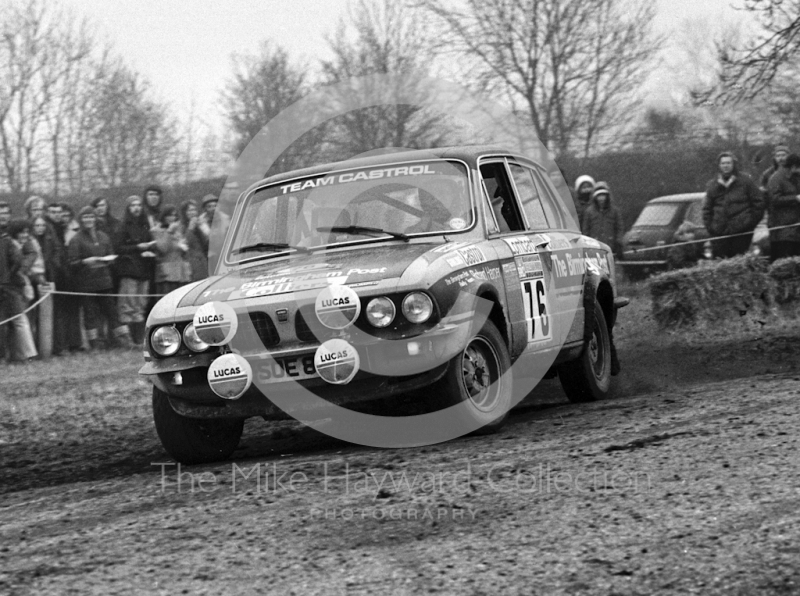 John Bloxham/Richard Harper, Triumph Dolomite Sprint, 1974 RAC Rally
