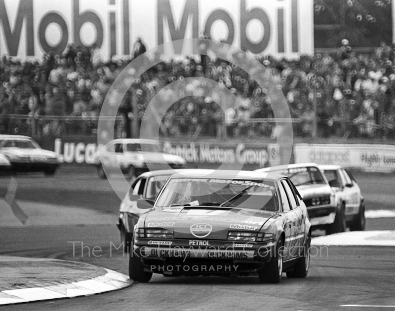 Brian Muir, Patrick Motorsports Rover 3500 V8, British Touring Car Championship round, 1981 British Grand Prix, Silverstone.
