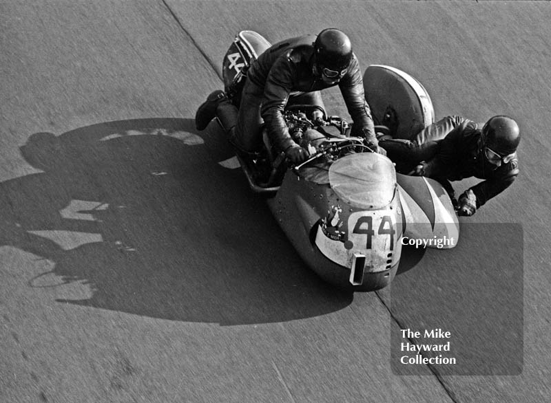 Sidecars, Clay Hill, Oulton Park, 1966
