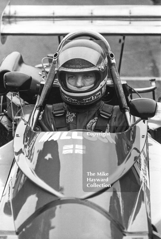 Ray Mallock, Ardmore Racing March 742 Ford BDA, BRDC European Formula 2 race, Silverstone 1975.
