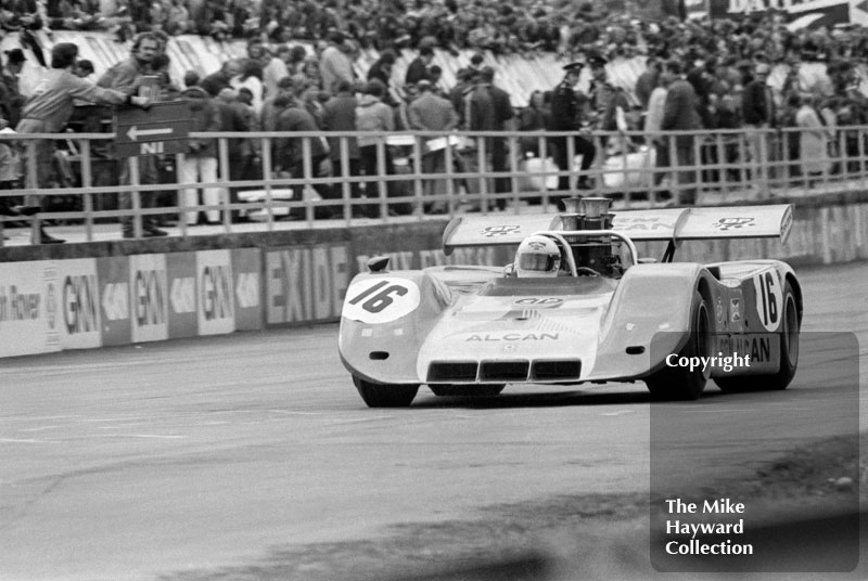 Howden Ganley, Rubery Owen Canada BRM P167 Chevrolet 8.1, Silverstone, Super Sports 200, 1972.
