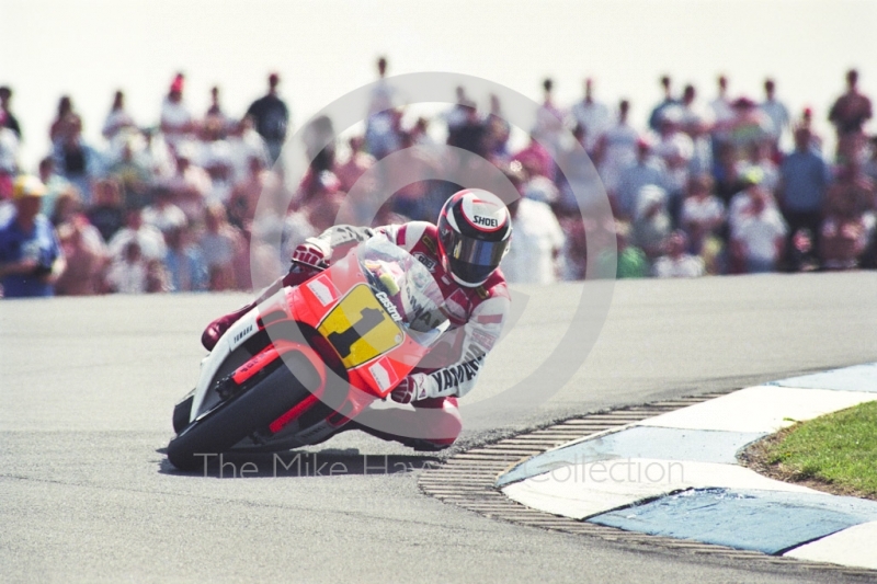 Wayne Rainey, Marlboro Team Roberts, Yamaha, Donington Park, British Grand Prix 1991. 