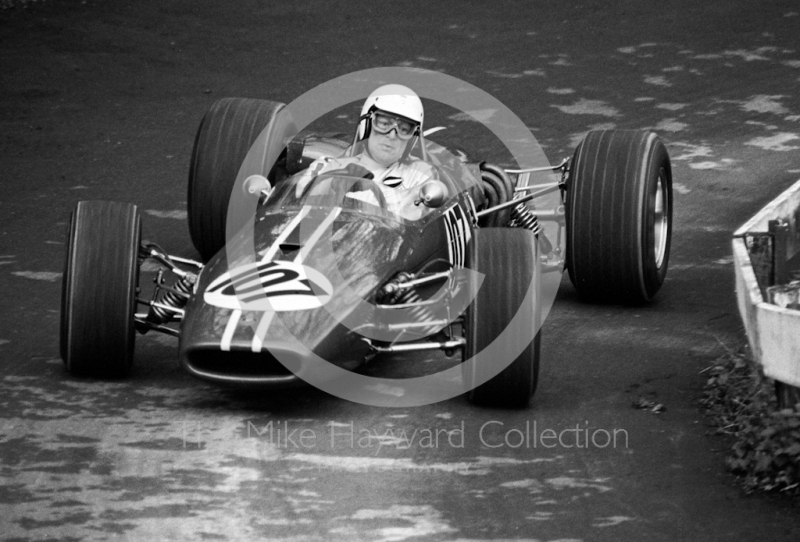 Tony Griffiths, Brabham BT21A, 37th National Open meeting, Prescott Hill Climb, 1969. 