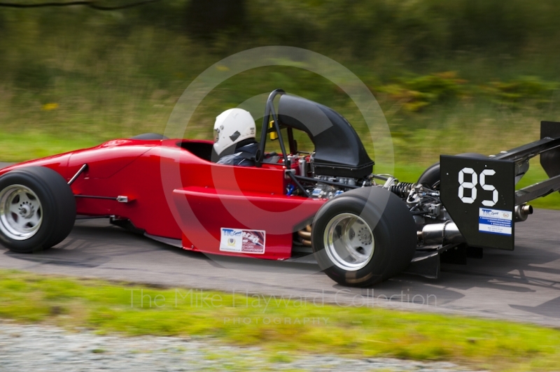 Tim Elmer, OMS CF09, Hagley and District Light Car Club meeting, Loton Park Hill Climb, August 2012. 