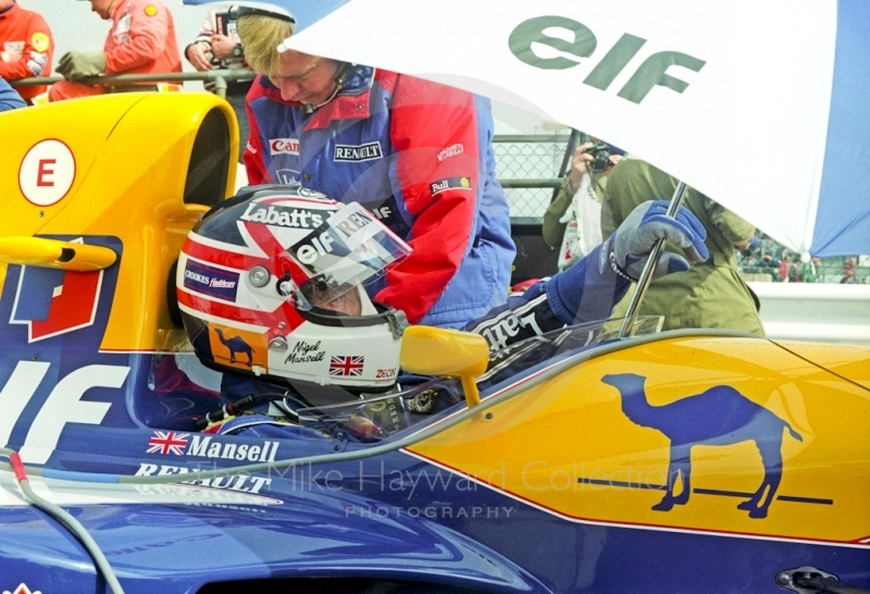 Nigel Mansell, Williams FW14B, 1992 British Grand prix, Silverstone
