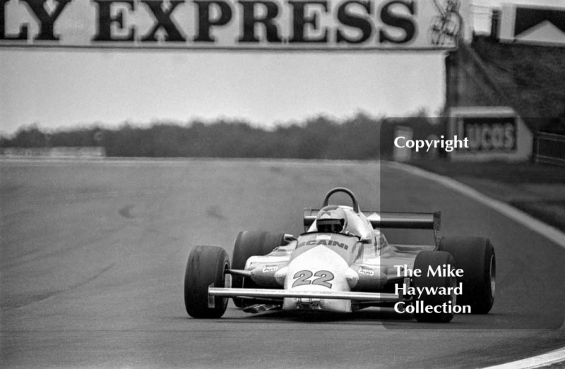 Mario Andretti, Alfa Romeo 179D, Silverstone, 1981 British Grand Prix.
