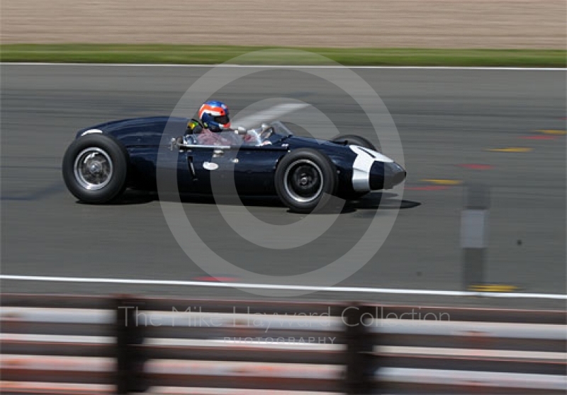 John Harper, 1959 Cooper T51, pre-1966 Grand Prix cars, Silverstone Classic 2009.
