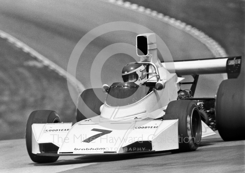 Carlos Reutemann, Brabham BT44 V8, Brands Hatch, British Grand Prix 1974.
