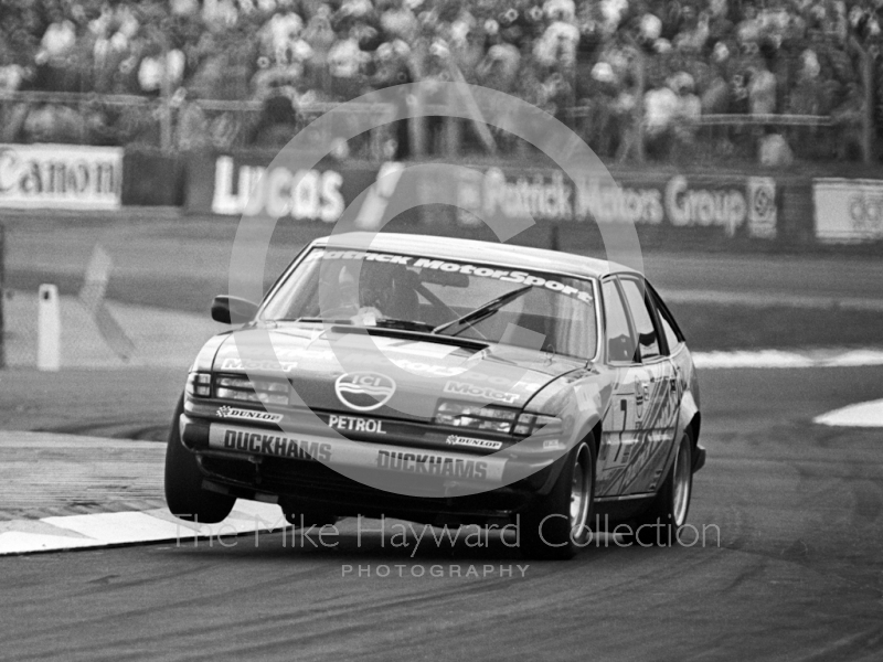 Brian Muir, Patrick Motorsports Rover 3500 V8, British Touring Car Championship round, 1981 British Grand Prix, Silverstone.
