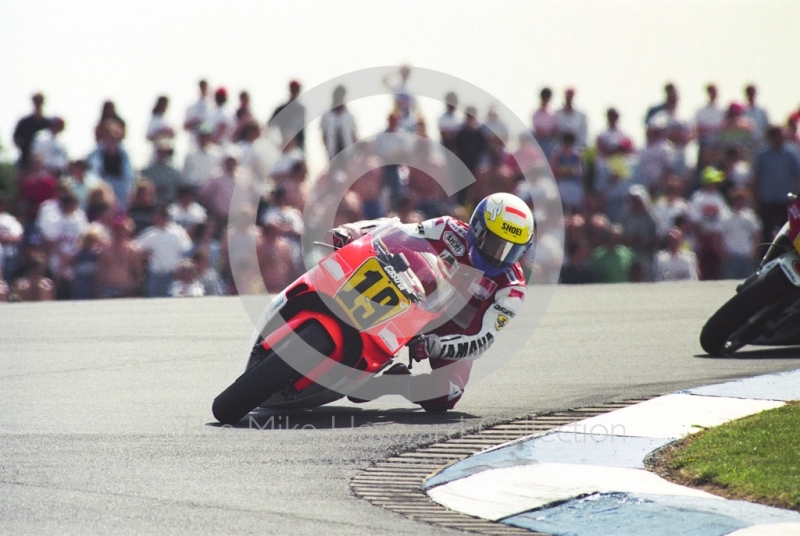 John Kocinski, Marlboro Team Roberts, Yamaha, Donington Park, British Grand Prix 1991. 