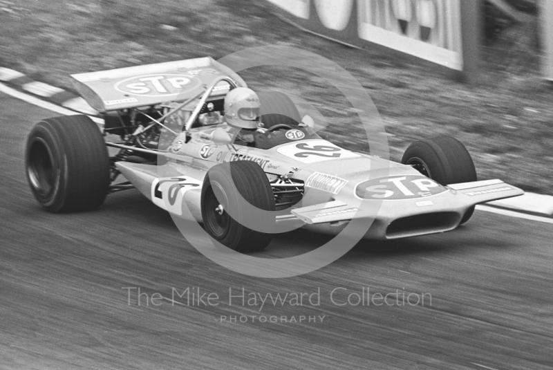 Mario Andretti, STP March 701, British Grand Prix, Brands Hatch, 1970
