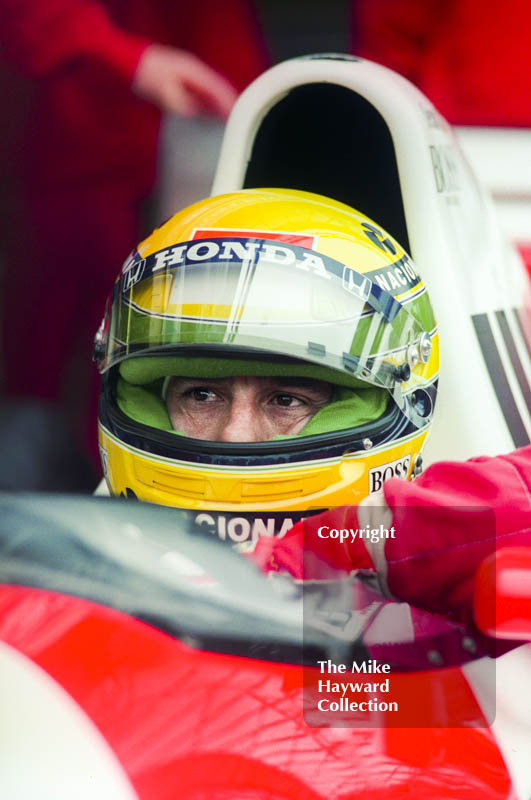 Ayrton Senna, McLaren MP4, Silverstone, British Grand Prix 1991.
