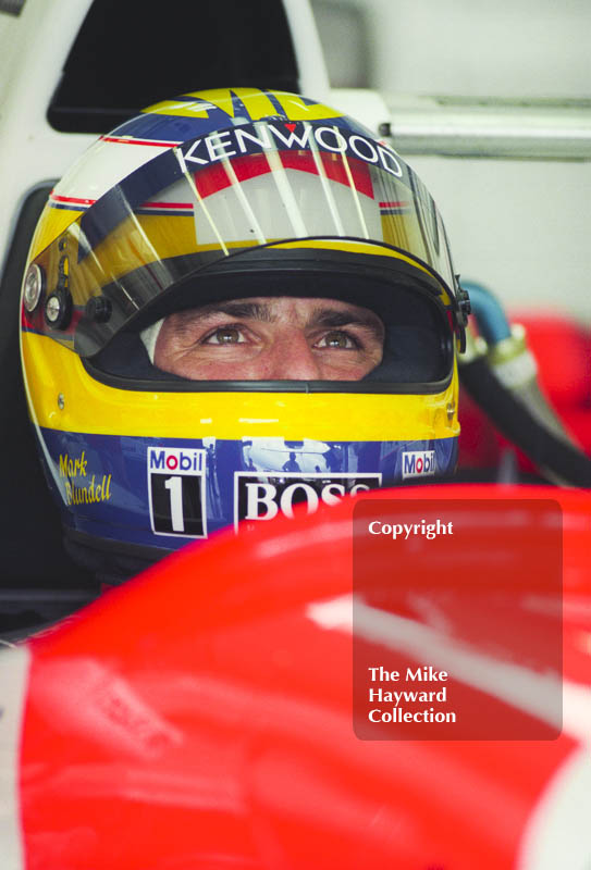 Mark Blundell, Mclaren MP4/10B, British Grand Prix 1995, Silverstone.
