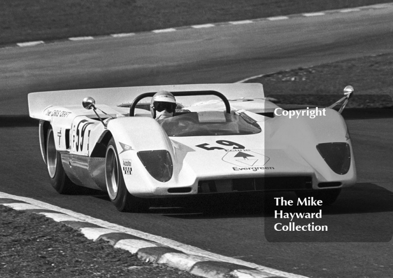 Chris Craft/Trevor Taylor, Ecurie Evergreen McLaren M8C, Brands Hatch BOAC 1000k 1970.
