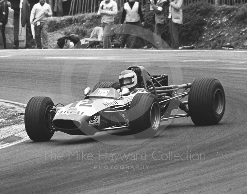 Roger Enever, Brabham BT28, Brands Hatch, British Grand Prix meeting 1970.
