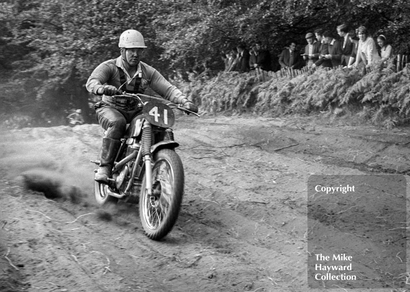 Dave Curtis, Matchless 500, Invitation Race, 1964 Motocross des Nations, Hawkstone Park.
