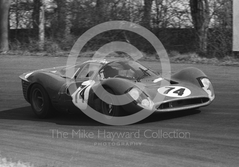 David Piper, Ferrari P4, Oulton Park, Spring Cup 1968.
