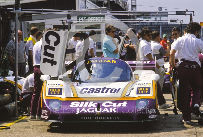 Silk Cut Jaguar XJR-9, 1988 1000km, Silverstone 1000km FIA World Sports-Prototype Championship (round 4).

