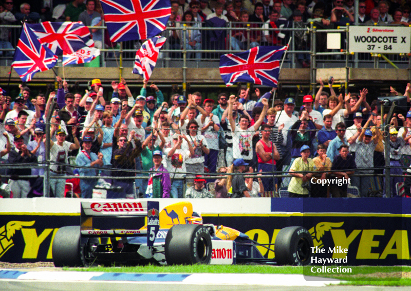 Nigel Mansell, Williams FW14B, 1992 British Grand prix, Silverstone