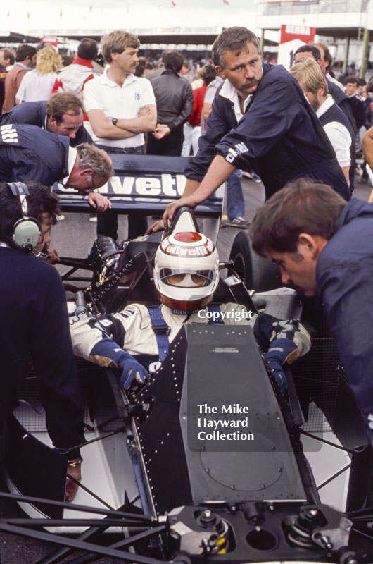 Nelson Piquet, Brabham BT54, BMW 4, Silverstone, British Grand Prix, 1985.
