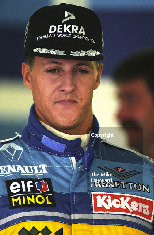 Michael Schumacher, Benetton B195, Silverstone, British Grand Prix 1995.
