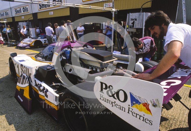 Silk Cut Jaguar XJR-9, Silverstone 1000km FIA World Sports-Prototype Championship (round 4).
