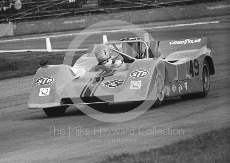 David Hepworth, BRM P154 Chevrolet 8.1, Silverstone, Super Sports 200 1972.
