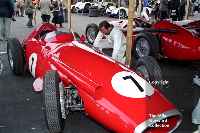 Peter Heuberger-owned 1954/6 Maserati 250F as raced by Stirling Moss in the Richmond and Gordon Trophies race, Goodwood Revival, 1999
