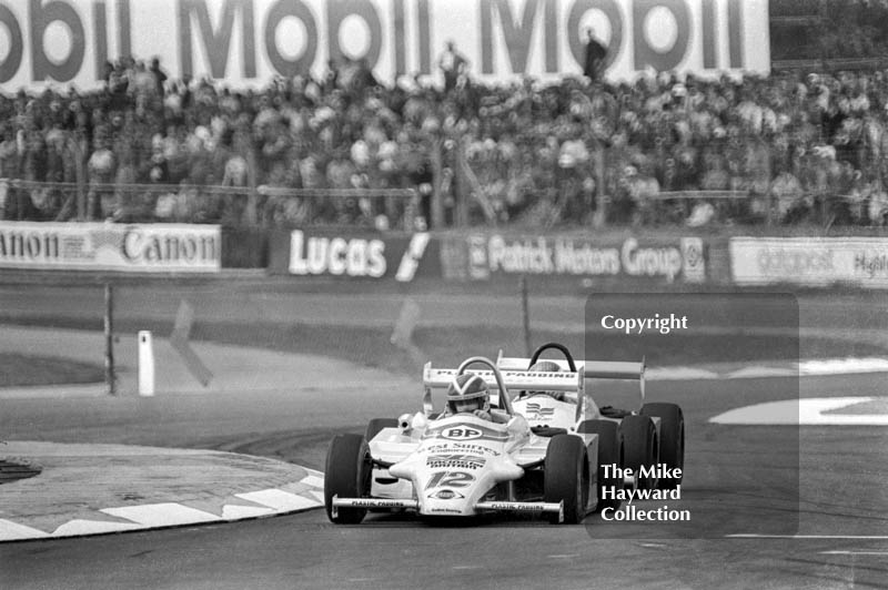 Jonathan Palmer, West Surrey Engineering Ralt RT3/80 Toyota, Marlboro British Formula 3 championship held at the 1981 Grand Prix, Silverstone.
