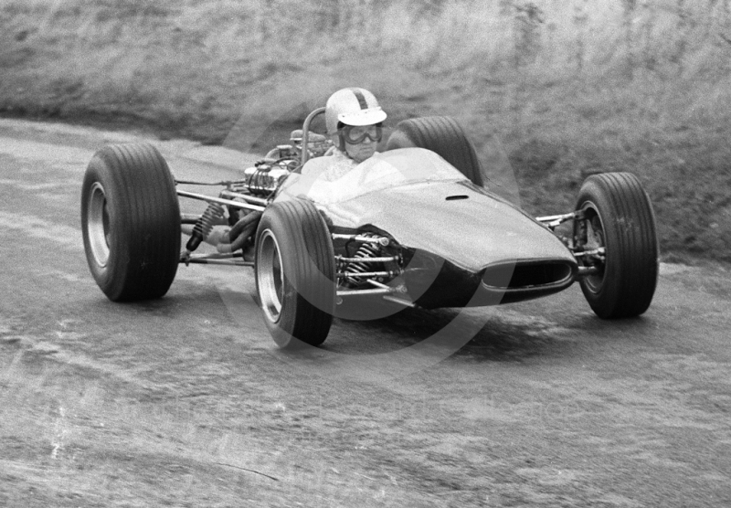 Action at Loton Park Hill Climb, 1967.