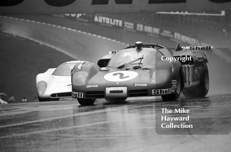 Chris Amon/Arturo Merzario, Ferrari 512S, Brands Hatch BOAC 1000k 1970.
