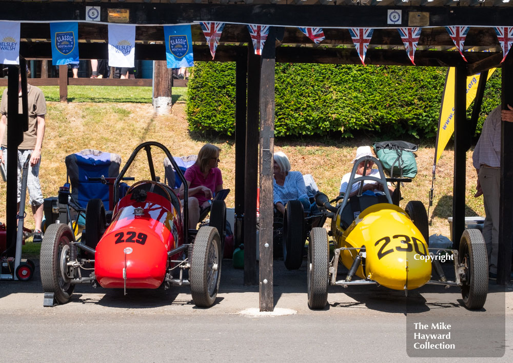 Lota P101 and Cooper Mk X1, Shelsley Walsh Classic Nostalgia, 16th July 2022.