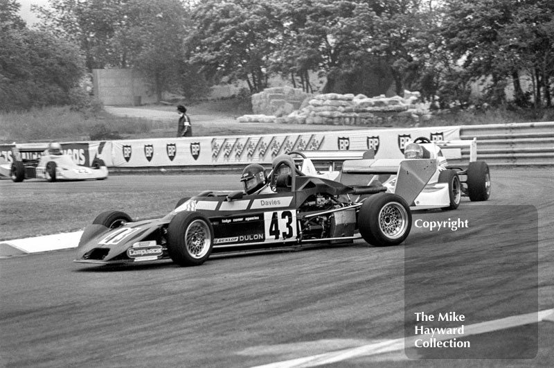 Charles Davies, Dulon MP20, Computacar Formula Ford 2000 Championship Race, Donington Park, June 24, 1979.
