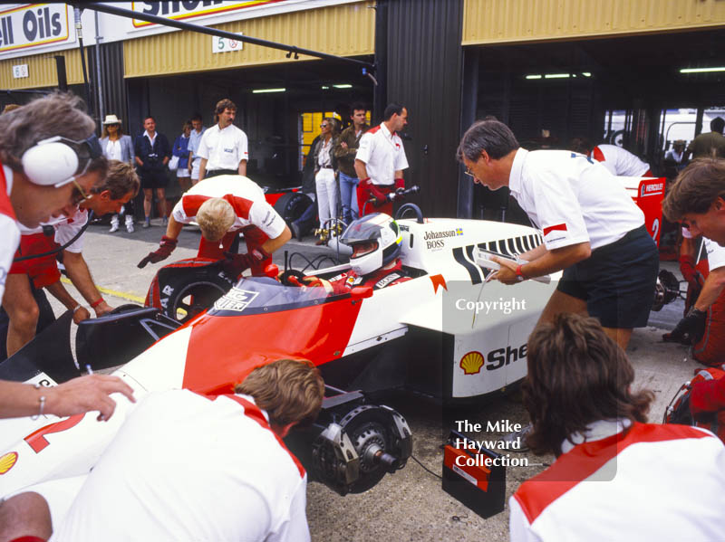 Stefan Johansson, Marlboro McLaren MP4/3, British Grand Prix, Silverstone, 1987
