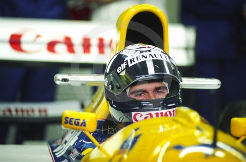 Damon Hill, Williams Renault FW15C, Silverstone, British Grand Prix 1993.
