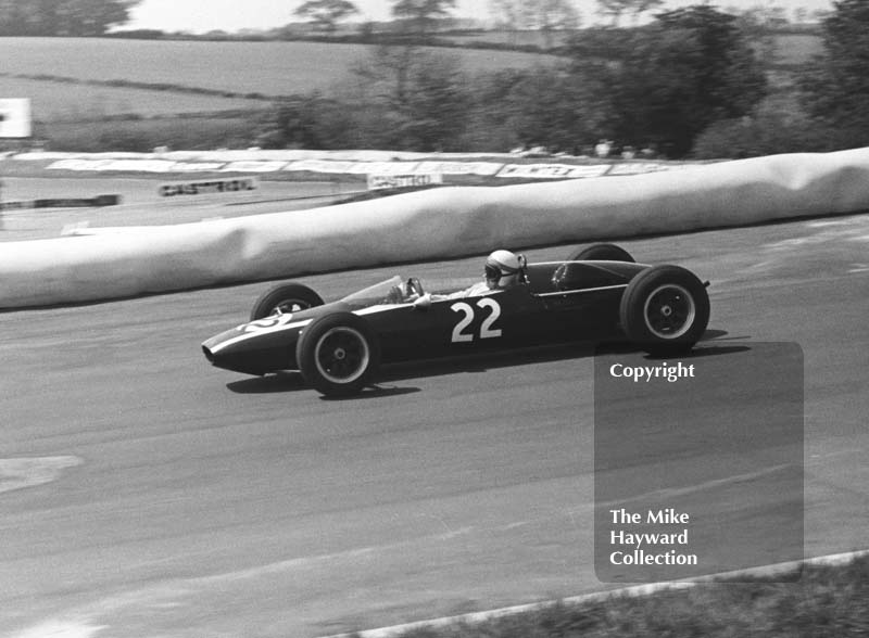 Jackie Stewart, Tyrrell Cooper T72, Express and Star Trophy Race, Mallory Park, March 1964.
