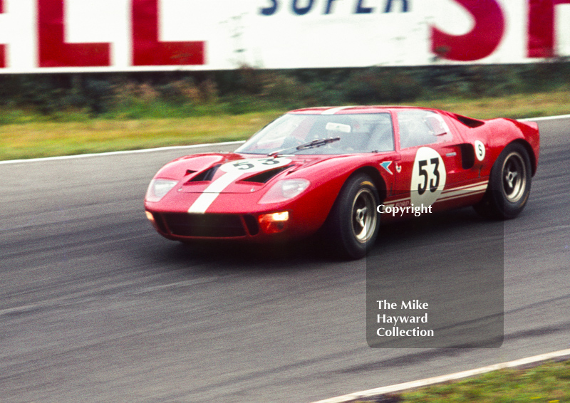 Eric Liddell/Peter Gethin, Ford GT40, Brands Hatch, BOAC 500, 1967.
