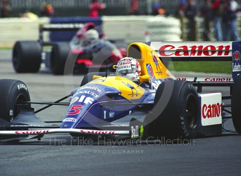 Nigel Mansell, Williams FW14B, 1992 British Grand prix, Silverstone
