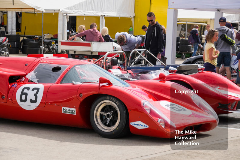 Marc Devis, Lola T70, Mk 3B, FIA Masters Historic Sports Cars, 2016 Silverstone Classic.
