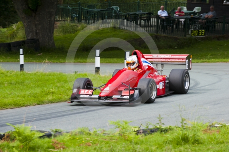 Mike Trigoning, Pilbeam MP88, Hagley and District Light Car Club meeting, Loton Park Hill Climb, August 2012. 