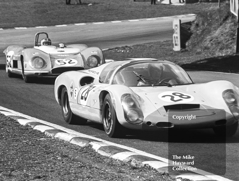 John L'Amie/Tommy Reid,&nbsp;Porsche 910 and Henri Pescarolo/Johnny Servoz-Gavin Matra Simca M650, BOAC 1000kms, Brands Hatch, 1970.
