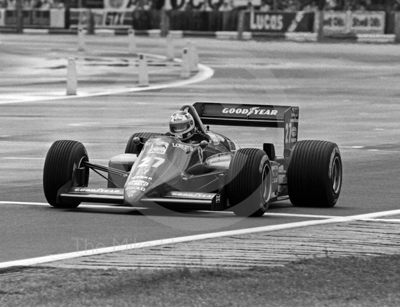 Michele Alboreto, Ferrari 156/85, British Grand Prix, Silverstone, 1985
