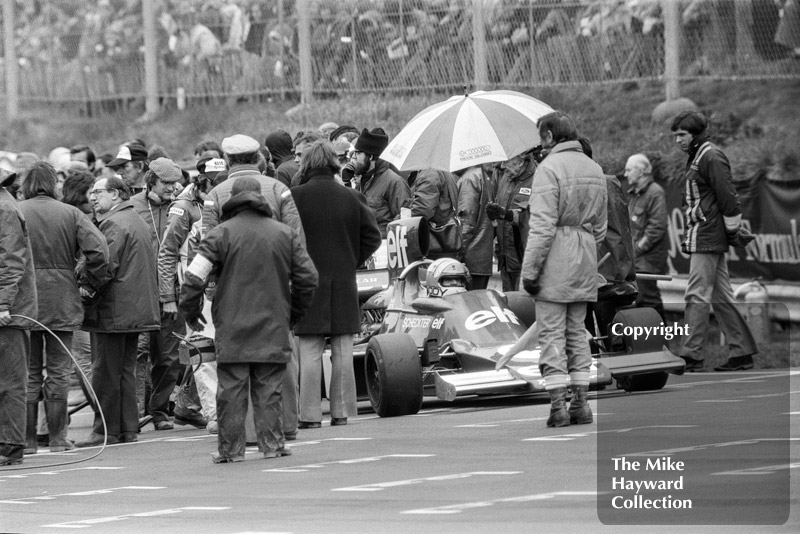 Jody Scheckter, Tyrrell 007, 1975 Race of Champions, Brands Hatch.
