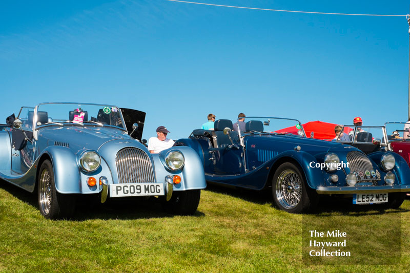 Morgan Sports Cars on display at the 2016 Gold Cup, Oulton Park.
