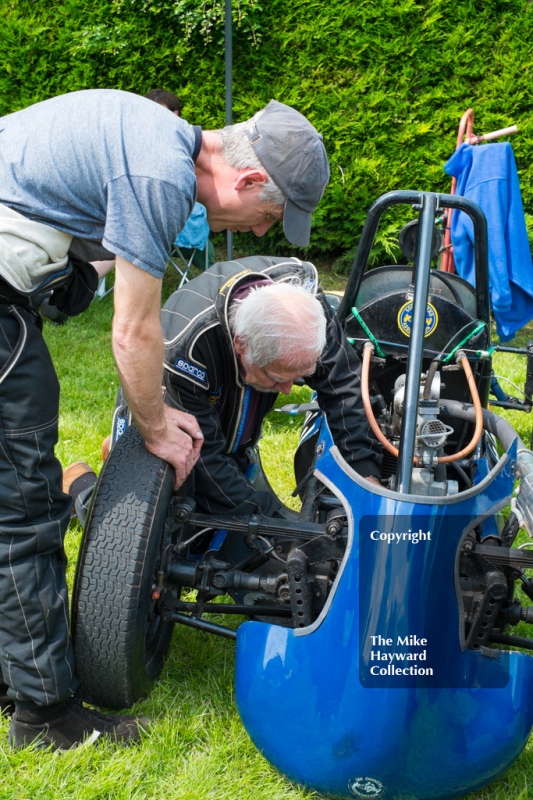 Mike Lawrence, Cooper Special, Shelsley Walsh Hill Climb, June 1st 2014.