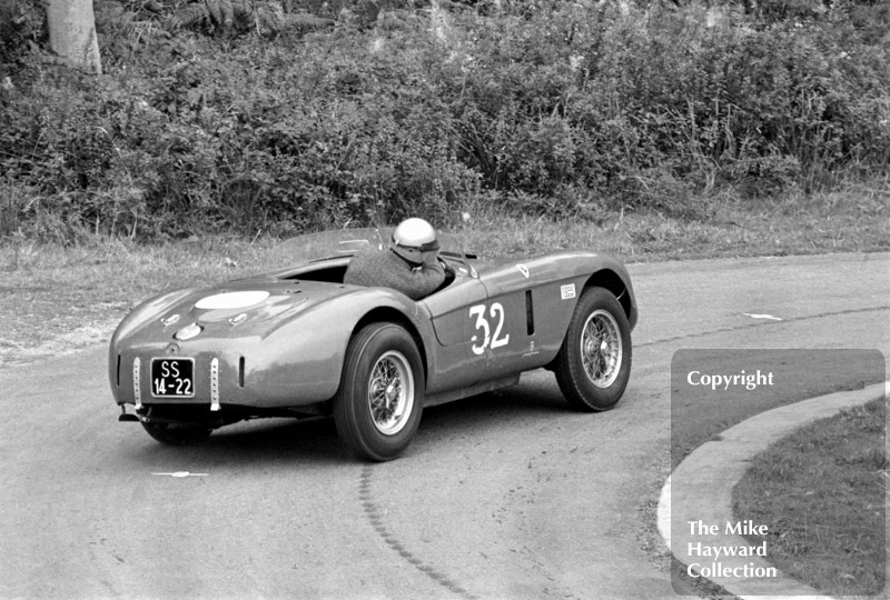 A Gibson, 1954 Ferrari&nbsp;735 Monza Spyder (SS 14-22), Newton Oil 1968, Prescott Hill Climb.
