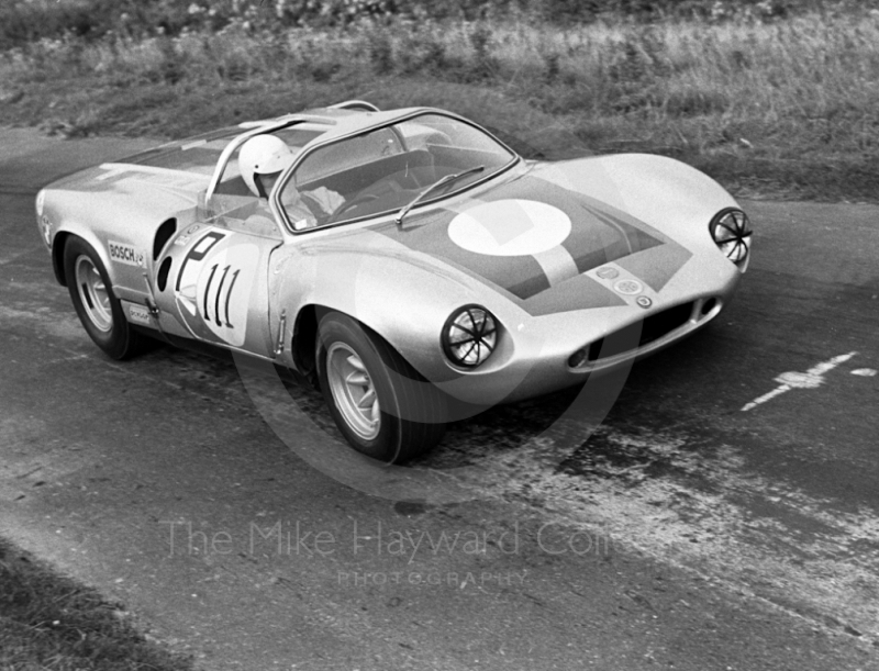 John Bamford, Worcestershire Racing Association Ginetta G16, Prescott, September, 1968. 2nd in class.