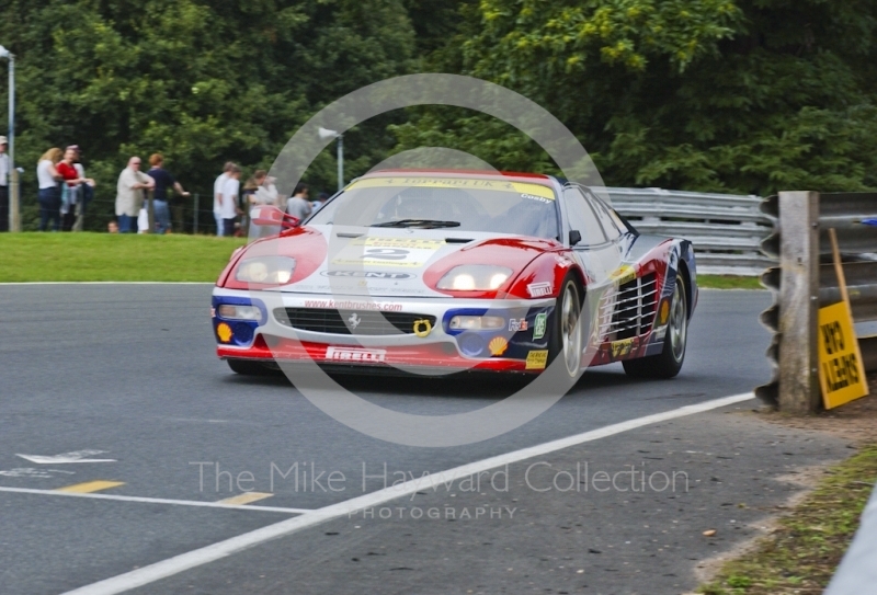 Alan Cosby in a Ferrari F512M at Oulton Park during the Pirelli Ferrari Maranello Challenge, August 2001.
